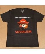 Smokey The Bear MAGA t-shirt: Only You Can Prevent Socialism, Size L Gra... - $13.54 CAD