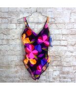 Vintage 80s Monte Carlo One Piece Swimsuit Size 14 Deadstock NEW - $726.42 MXN