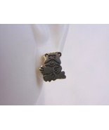 Womens Vintage Estate Sterling Silver Bear Earrings 2.0g E4392 - €12,83 EUR