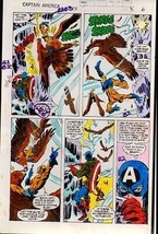 Original 1979 Captain America 238 page 6 Marvel Comics color guide art: ... - $65.28