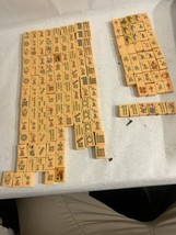 Chinese Mahjong Ma-Jong Antique/Vintage Set 162 pcs Thick Butterscotch B... - $990.00