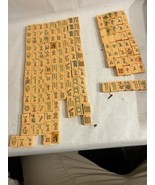 Chinese Mahjong Ma-Jong Antique/Vintage Set 162 pcs Thick Butterscotch B... - £788.46 GBP