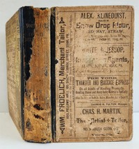 1886 antique YORK pa DIRECTORY history ads genealogy occupation address - £181.15 GBP