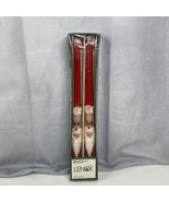 NEW Vintage Lenox Santa Claus Candlesticks Candles Tapers Lenox Japan - £14.77 GBP