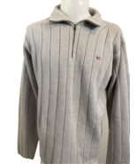 Polo Jeans Co. by Ralph Lauren , Men&#39;s 1/4 Zip Sweater Size L Grey - $37.99