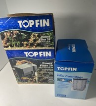 Top Fin Power Filter 20 For Aquariums Up To 20 Gallons Extra Filters - £14.90 GBP