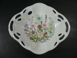 New In Box Rare Aynsley Wild Tudor Pierced Tray - $52.00