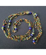 Vintage Murano Art Glass 48&quot; Long Beaded Necklace - $94.05