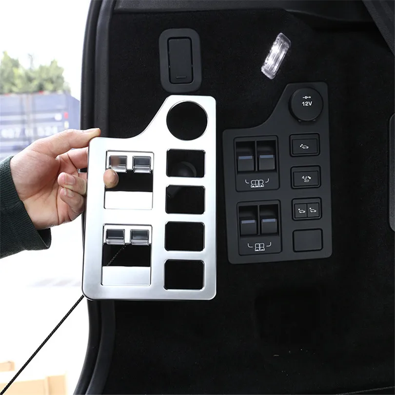 Car Trunk Seat Electric Adjust Button Switch Panel Fe Trim Sticker For  ... - $2,054.91 MXN