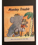 VTG 1st Printing MONKEY TROUBLE By Lisl Weil 1971 Schlastic Collectible ... - £10.67 GBP