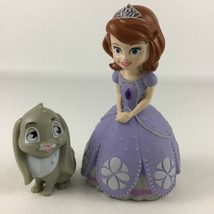 Disney Sofia The First 5&quot; Figure Topper Doll Animal Bunny Friend Pet Water Toy - £11.61 GBP