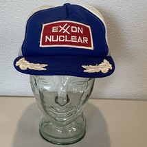 Vintage 80s Exxon Nuclear Snapback Trucker hat Scrambled Eggs - $433.42 MXN