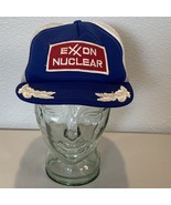 Vintage 80s Exxon Nuclear Snapback Trucker hat Scrambled Eggs - $23.20