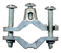 American FarmWorks GRC-AFW Aluminum Ground Rod Clamp for 5/8&quot; Larger Gro... - $20.86 CAD
