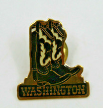 Smith Western Washington State Cowboy Boots WA Collectible Pin Souvenir ... - $13.94