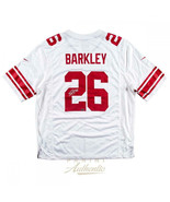 Saquon Barkley Autographed New York Giants White Nike Jersey Panini - £348.88 GBP