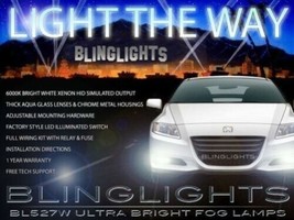 Xenon Halogen Fog Lights Driving Lamps + Harness Switch for 2011 2012 Honda CR-Z - $108.99