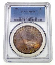 1885 Silber Morgan Dollar Ausgewählten Von PCGS As MS-65 - $207.86