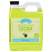 Cucina Lime Zest and Cypress Dish Detergent Refill 1 Liter - £28.15 GBP