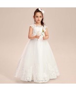 Communion Dress Flower Girl Dresses Kids Princess For Wedding - £86.62 GBP