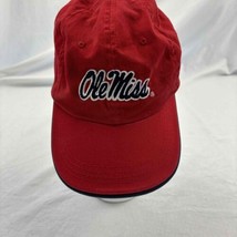 Signatures Unisex Metal Built Buckle Baseball Cap Red Ole Miss Rebels On... - £13.42 GBP