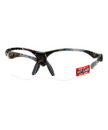 Clear Lens Protective Safety Glasses UV400 ANSI Z87.1+ Up Down Temple - £8.65 GBP+