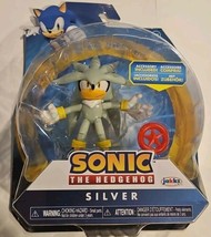 Sonic the Hedgehog 4&quot; SILVER Action Figure w/Red Star Ring Jakks Pacific... - $68.99