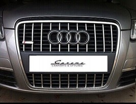 AUDI A6 C6 S-LINE Chrome Grill Trims - Radiator Bar Accents Decoration T... - $32.02