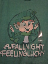 NWT - LUCKY CHARMS Leprechaun Image Adult Size S Green Short Sleeve Tee - $19.99