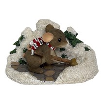 Fitz &amp; Floyd Charming Tails Dean Griff A Shoveling We Will Go 87/204 Christmas - £9.32 GBP