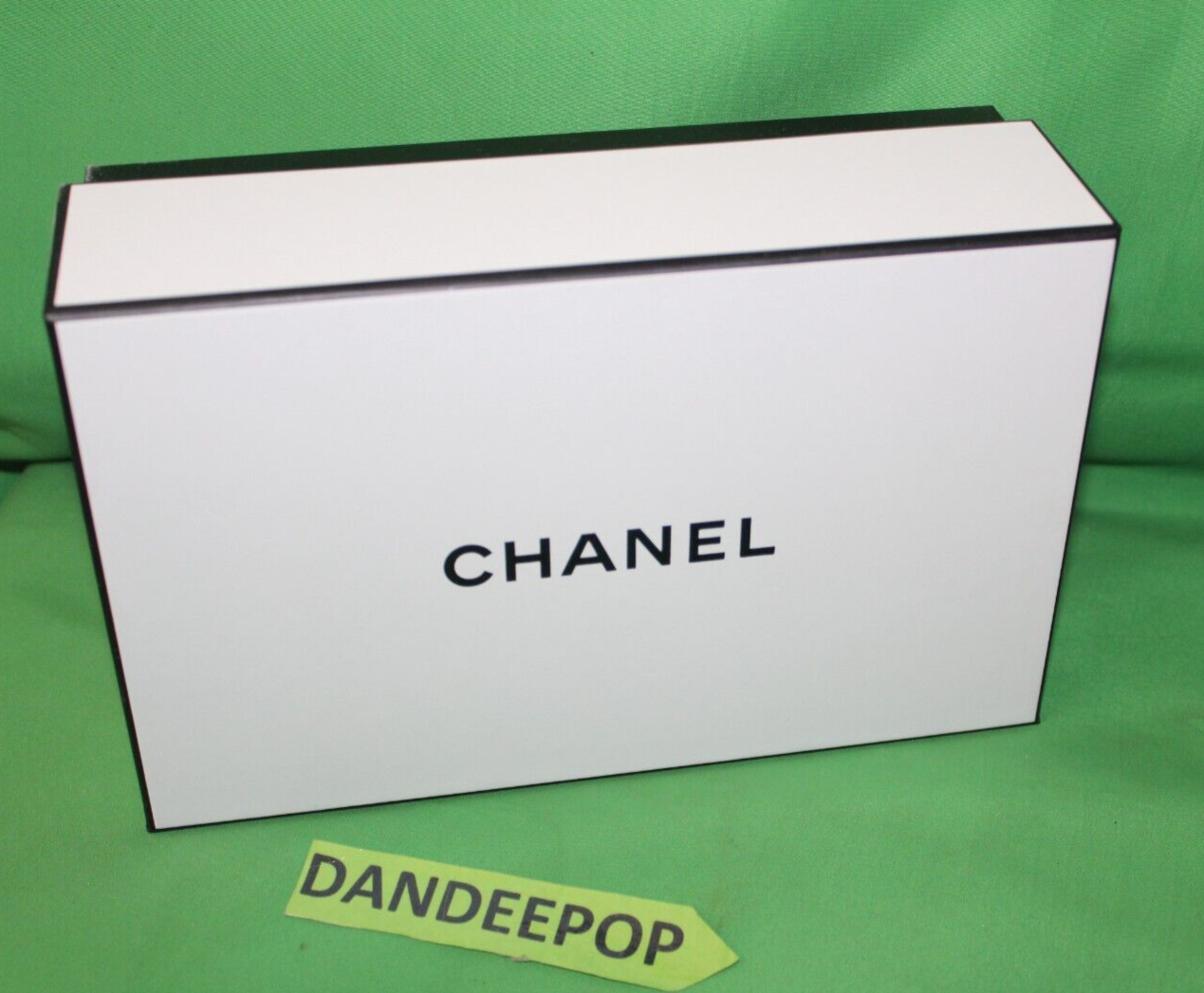 Primary image for Chanel Designer Empty Gift Box With Tissue Paper 8 x 5