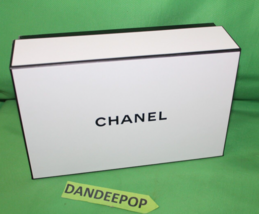 Chanel Designer Empty Gift Box With Tissue Paper 8 x 5 - £23.34 GBP