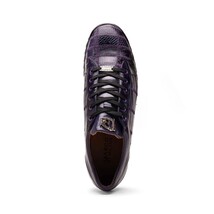 Bari Genuine Lizard Fashion Sneaker Sporty Shoes Purple image 4