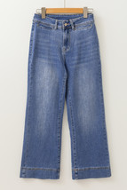 Ashleigh Blue Mineral Wash High Waist Bell Bottom Crop Jeans - $35.67