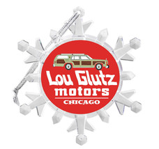 Vacation Movie Lou Glutz Motors Snowflake Lit Holiday Christmas Tree Ornament - £13.03 GBP