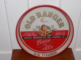 Vintage Old Ranger Hornell, NY Brewing Company Metal Tray - $2,189.30 MXN