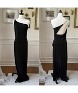 NWT NOS Vintage 90s Jessica McClintock Black Grecian Cut Out Column Form... - $1,677.12 MXN