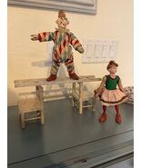 Schoenhut Lady Rider, Clown, Chairs and Ladder - €193,35 EUR