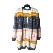 CASLON Sweater/Cardigan Stp Size XS, Ivory-Black Multi Cn422434MI - $78.21
