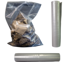 Asbestos Disposal Bag, Clear Non-Printed Contractor Bag, Perforated, Mul... - $33.97+