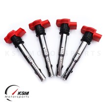 Set 4 x Ignition Coil Pack For Audi A4 A5 R8 VW Golf GTI 2.0T FSI 06E905115E - £128.74 GBP