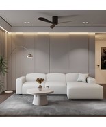 LeisureMod Linen Upholstery Modular 4 Seater Sectional Sofa Set with Mov... - $2,068.78+