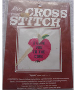 Lily Counted Cross Stitch Apple New/Old 1980s - $4.06 CAD