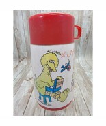 Vintage Sesame Street Muppets ABC&#39;s Aladdin Plastic Thermos - $189.71 MXN