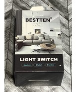 BESTTEN Single Pole Wall Light Switch with Wallplate, 15A 120/277V 2 Pac... - $13.74