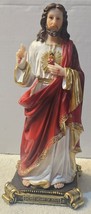 SACRED HEART OF JESUS ROBE GOD RELIGION RELIGIOUS FIGURINE - $30.53