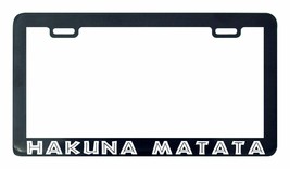 Hakuna Matata Lion no trouble no worries license Plate Frame holder tag - £4.78 GBP