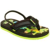 Teenage Mutant Ninja Turtles Toddler Boy&#39;s Flip Flop 5-6 7-8 or 9-10  11... - $9.69