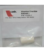 NEW Luxel RADAK I Alumina Flat Rim Crucible Part# 10300-1 - $2,290.52 MXN