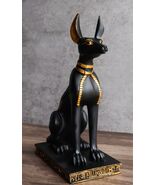 Ebros Ancient Egyptian Sitting Anubis in Jackal Dog Form Statue 9.25&quot; Tall - $548.16 MXN